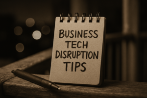 tech disruption lessons for business