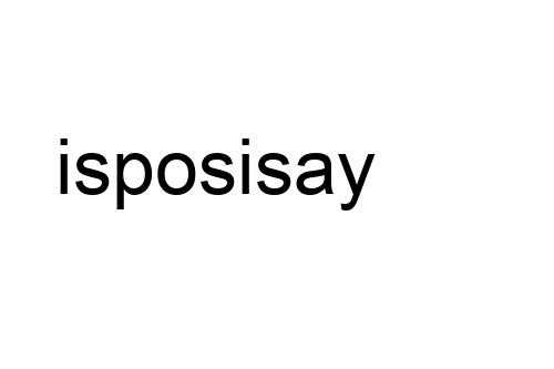 isposisay