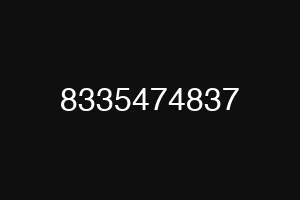 8335474837