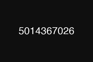5014367026