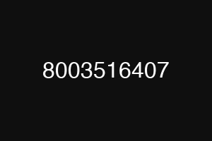 8003516407